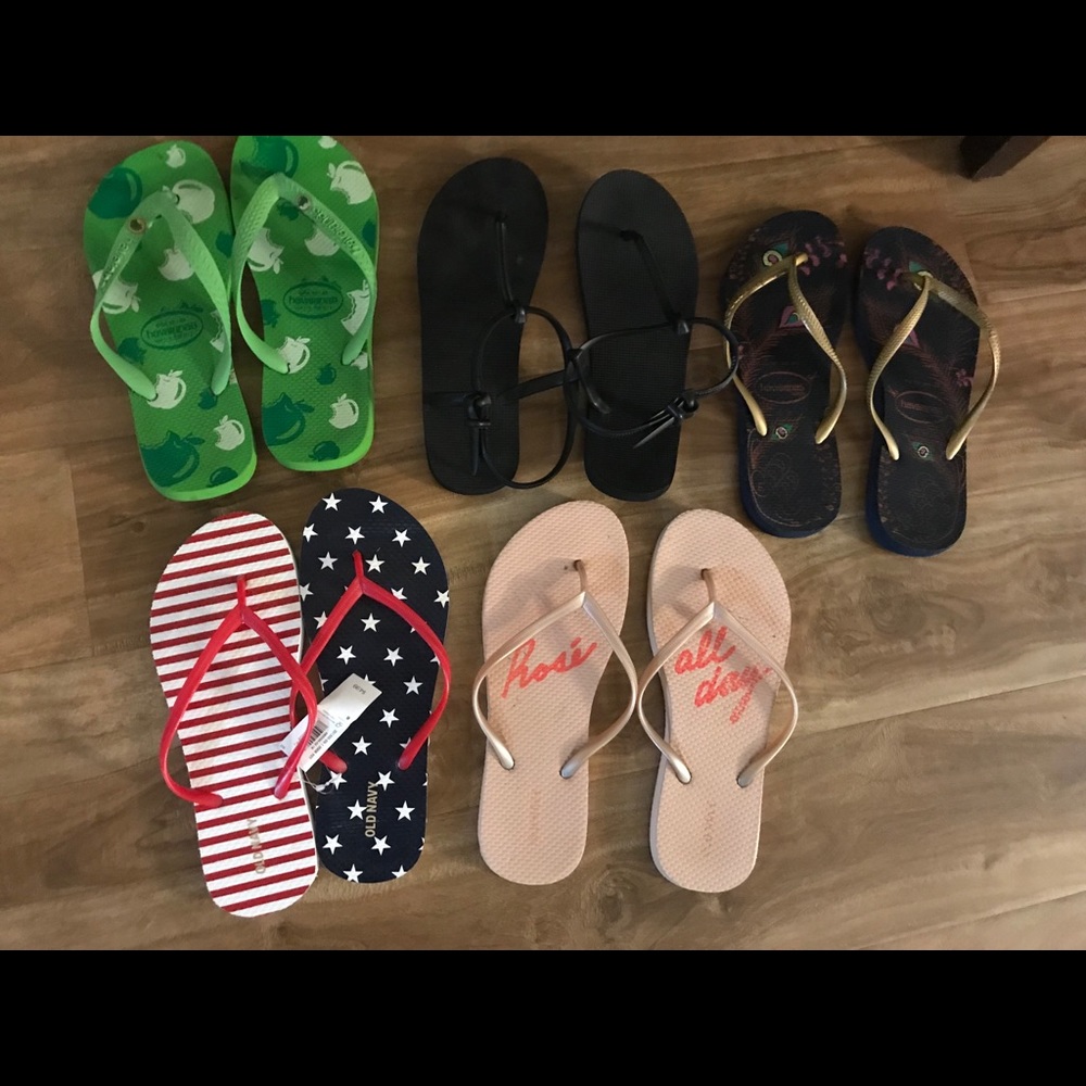 Sandals  5 pairs. All included in price